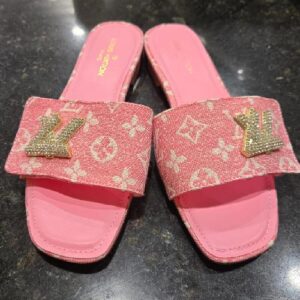Sandalias louis vuitton pink LV95