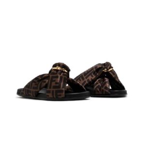 Sandalias Fendi Brow and black f144