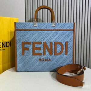 Bolso Fendi blue/brown f147