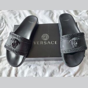 Chancletas black Versace v-40