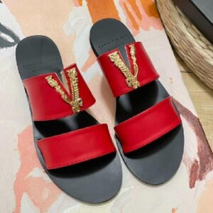 Chancletas red Versace v-45